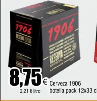 FROIZ Cerveza 1906 botella pack 12x33 cl oferta