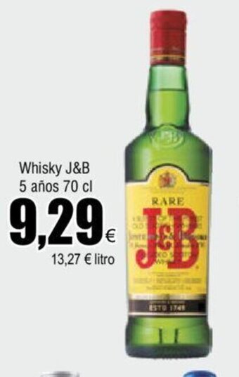 FROIZ Whisky J&B 5 años 70 cl oferta