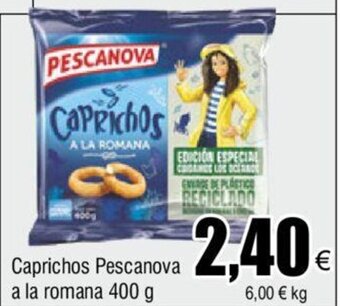 FROIZ Caprichos Pescanova a la romana 400 g oferta