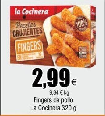 FROIZ Fingers de pollo La Cocinera 320 g oferta