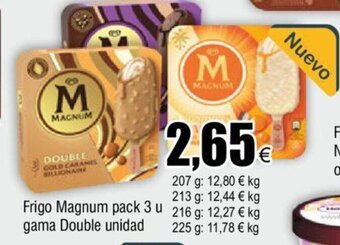 Frigo Magnum pack 3 u gama Double unidad