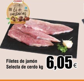 FROIZ Filetes de jamón Selecta de cerdo kg oferta