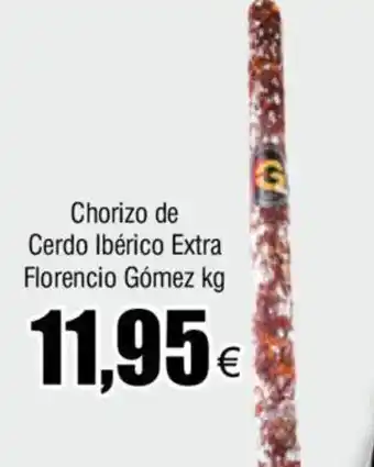 FROIZ Chorizo de Cerdo Ibérico Extra Florencio Gómez kg oferta