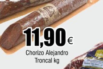 FROIZ Chorizo Alejandro Troncal kg oferta