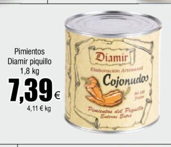 FROIZ Pimientos Diamir piquillo 1,8 kg oferta