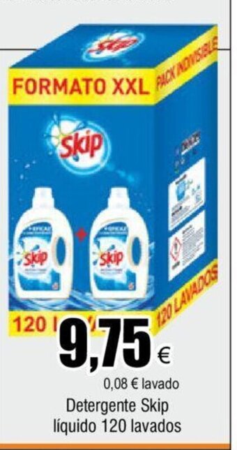 FROIZ Detergente Skip líquido 120 lavados oferta