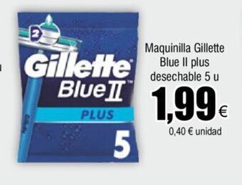 FROIZ Maquinilla Gillette Blue II plus desechable 5 u oferta