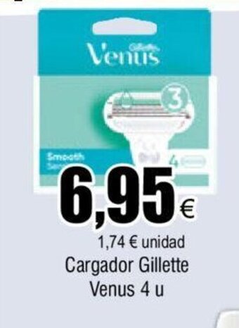 FROIZ Cargador Gillette Venus 4 u oferta