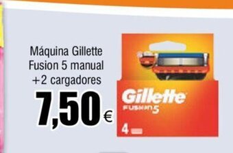 FROIZ Máquina Gillette Fusion 5 manual +2 cargadores oferta