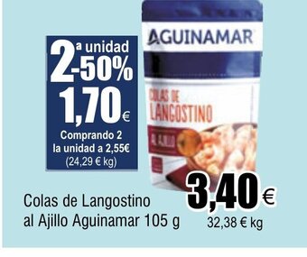 FROIZ Colas de Langostino al Ajillo Aguinamar 105 g oferta