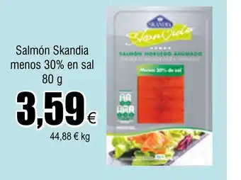 FROIZ Salmón Skandia menos 30% en sal 80 g oferta