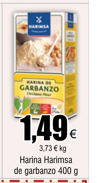 FROIZ Harina Harimsa de garbanzo 400 g oferta