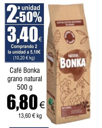 FROIZ Café Bonka grano natural 500 g oferta