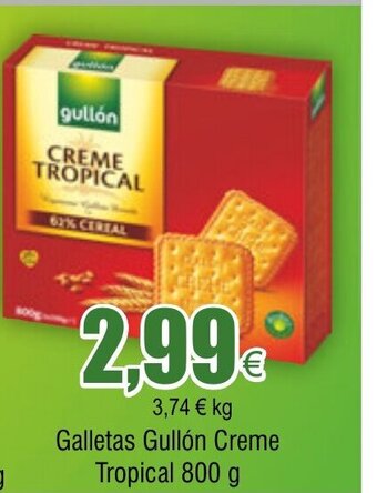 FROIZ Galletas Gullón Creme Tropical 800 g oferta
