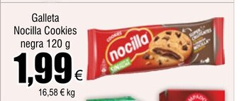 FROIZ Galleta Nocilla Cookies negra 120 g oferta
