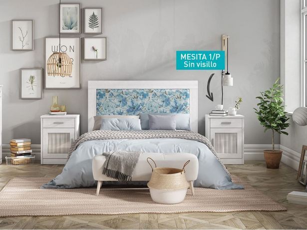 Mubak Mesita de noche modelo coral 1 puerta oferta