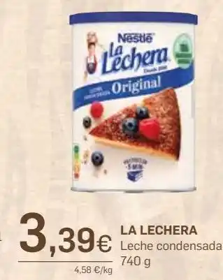 Supermercados Plaza Leche condensada la lechera oferta