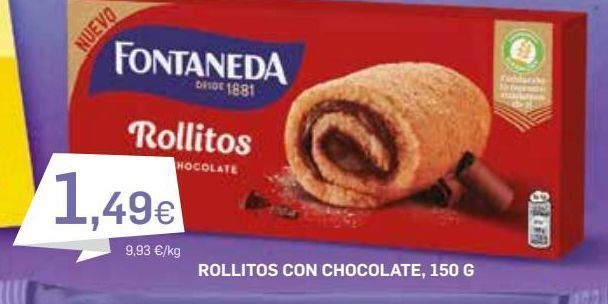 Supermercados Plaza Chocolate fontaneda oferta