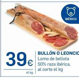 Supermercados Plaza Lomo ibérico de bellota oferta