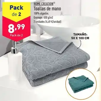 ALDI Toallas oferta