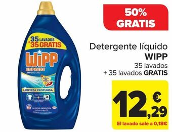 Carrefour Detergente líquido wipp oferta