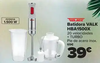 Carrefour Tur mix batidora valk hba1500x oferta