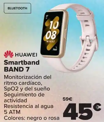 Carrefour Huawei smartband band 7 oferta