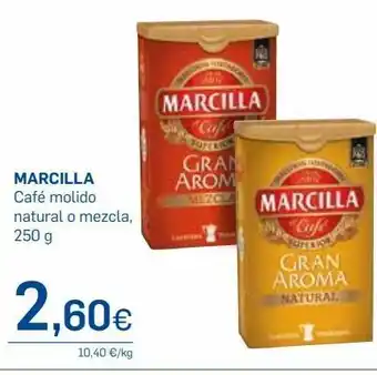 Supermercados Plaza Café molido marcilla oferta