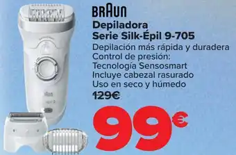 Carrefour Braun depiladora serie silk-epil 9-705 oferta