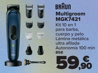 Carrefour Braun multigroom mgk7421 oferta