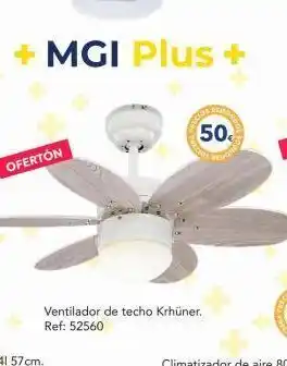 Tiendas MGI Ventilador de techo oferta
