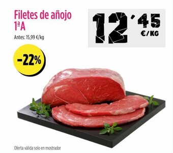 AhorraMas Filetes de añojo 1ª A oferta