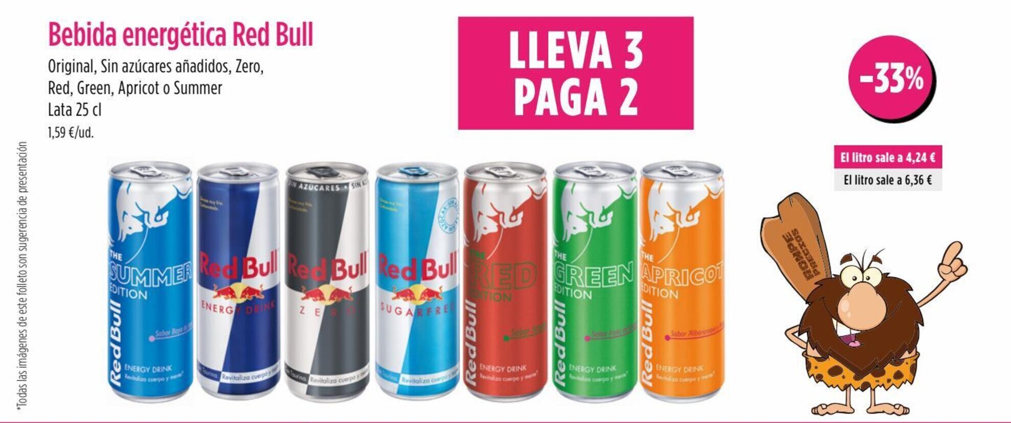 AhorraMas Bebida energética Red Bull oferta
