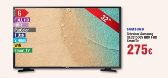 FROIZ SAMSUNG Televisor Samsung UE32T5305 HDR FHD SmartTv oferta