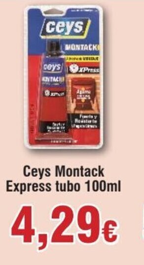 FROIZ Ceys Montack Express tubo 100ml oferta