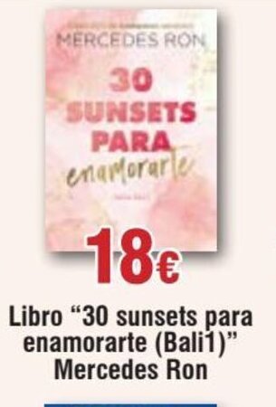 Froiz Libro "30 sunsets para enamorarte (Bali)" Mercedes Ron oferta