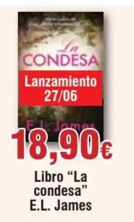 FROIZ Libro "La condesa" E.L. James oferta