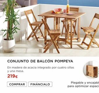 Conjunto de balcón