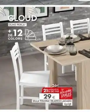 Mondo Convenienza Sillas blanco oferta