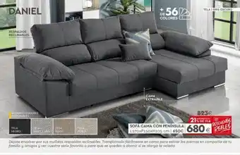 Mondo Convenienza Daniel respaldos reclinables algunos colores disponibles tela negro stela grus ceard beige jela perla déjate envolver oferta