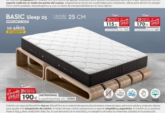 Mondo Convenienza Colchones basic oferta