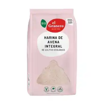 Planeta Huerto Harina de avena integral bio el granero, 1 kg oferta