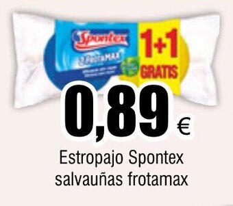 FROIZ Estropajo Spontex salvauñas frotamax oferta