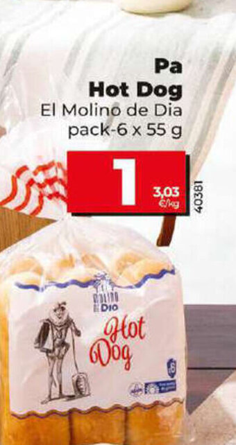 Dia Pa Hot Dog oferta