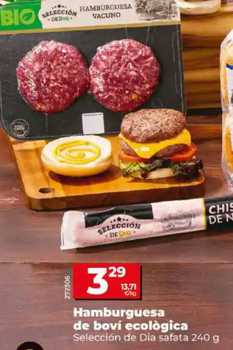 Dia Hamburguesa de boví ecològica oferta