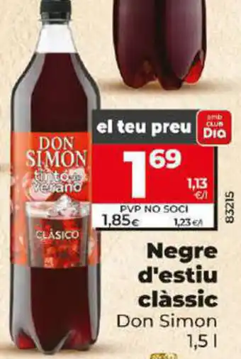 Dia Negre d'estiu clàssic oferta