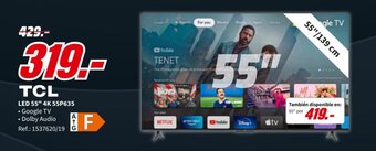 MediaMarkt LED 55" 4K 55P635 oferta