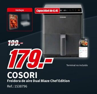 MediaMarkt Freidora de aire Dual Blaze Chef Edition oferta