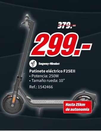 MediaMarkt Patinete eléctrico F25EII oferta