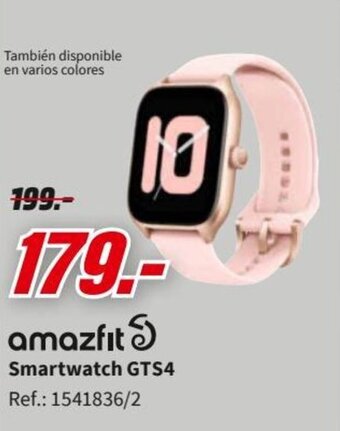 MediaMarkt Smartwatch GTS4 oferta